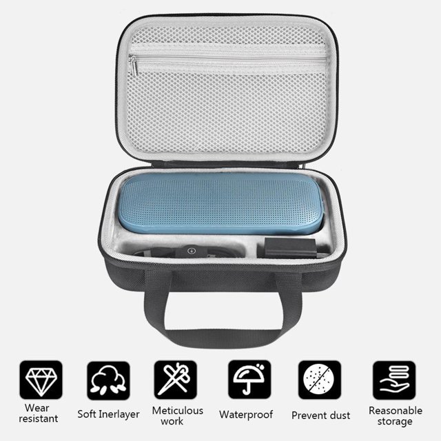 Almacenamiento De Altavoces Bolsa de almacenamiento portátil para altavoz compatible con Bluetooth Bose SoundLink Flex