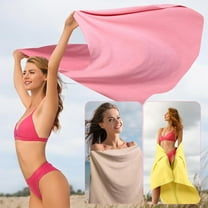 LShunze Microfiber Beach Towel, Quick Dry Travel Towel Large Sand Free Towel for Beach, Camping, Swim Pool, Gym, Sports& Yoga,55 x 28 Inches