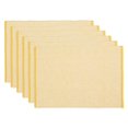 thumbnail image 1 of Design Imports DII Honey Gold Eco-Friendly Chambray Fine Ribbed Placemat 6 Piece, 1 of 4
