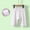 White, variant on MGDXOX Girls Modal Knee Length Shorts Elastic Waist Soft Stretchy Breathable Safety Shorts for Under Dresses Sports and Daily Wear Green 2 Years