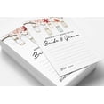thumbnail image 3 of Inkdotpot Pack Of 50 Advice Cards, Advice & Well Wishes For The Bride and Groom, Mr and Mrs Wedding Game Activity 5x7 inches, 3 of 8