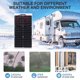 thumbnail image 3 of Panel Solar Panel 30W 18 V Semi Flexible IP65 Panel Solar de Silicio Monocristalino A Prueba de Agua Para Acamp para Acampar Invernadero, 3 of 7