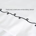 thumbnail image 4 of Pyxie Home Modern 3-Piece Black Swirl Embroidery Sheet Sets, Twin, 4 of 10