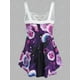thumbnail image 3 of Tallas de flores de mariposa de talla grande Top sin mangas Rosegal Camisetas sin mangas de talla grande, 3 of 5