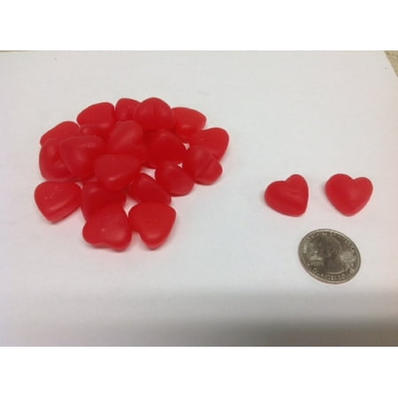 Small Cherry JuJu Hearts 5 pounds JuJube Hearts Cherry Hearts