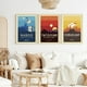 thumbnail image 5 of Pintura en lienzo con paisaje abstracto de la estrella de Hoth, planeta Tatooine retro, impresiones de carteles de películas minimalistas de Wars para la decoración del hogar de la sala de estar, 5 of 5