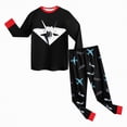 thumbnail image 5 of UAYOTSE Toddler Pajamas Boys Pyjamas Sleepwears 2pcs Long Sleeves Pjs Sets for Kids Spring,Sizes 6-7 Years, 5 of 6