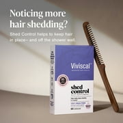 Viviscal Shed Control Hair Growth Supplement, Keratin Nutrient Complex, 60 Tablets, 1 Month Supply