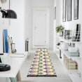 thumbnail image 4 of Yayeee Runner Rug for Bedroom 2'x6' Machine Washable Hallway Non Slip Mat, Beige Floral Pattern, 4 of 8