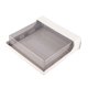 thumbnail image 5 of Under Desk Storage Box Large Capacity Plastic Adhesive Concealed Shelf Drawer Organizer for Phones Parts Stationery Black L 23cm / 9.1in Width, 5 of 5