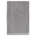 thumbnail image 3 of Ozan Premium Home  100% Genuine Turkish Cotton Horizon Bath Towel White, 3 of 4