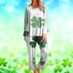 thumbnail image 1 of RKSTN St Patrick's Day Pajamas Set for Women Oversized Crewneck St Paddy's Day Lucky Shamrock Printed Loungewear Matching Sets Womens Casual Plus Size Loose Fits T Shirts and Pjs Pants 2 Piece Set, 1 of 6