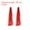 Red, variant on Uxcell Bike Streamers, Colorful Scooter Handlebar Tassels Grips Ribbon Accessories Decorations for Tricycle Handles Red