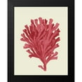thumbnail image 2 of Fab Funky 12x14 Black Modern Framed Museum Art Print Titled - Corals Coral On Cream d, 2 of 5
