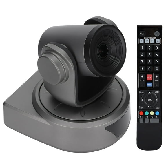 Video Conference Camera 1080P FHD PTZ Video Conferencing System 3x Optical Zoom AI Tracking, Remote Control, 120 Wide View, For Conferencing Education