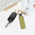 thumbnail image 5 of Wukai Avocado Print Leather Car Keychain, Universal Key Fob Keychain, Leather Key Chain Holder for Men and Women,360 Degree Rotatable, 5 of 5