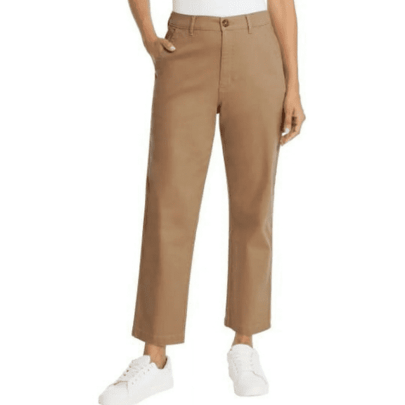 G.H. Bass & Co. Ladies' Size 16 Chino Pants Ankle Length, Brown