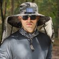 thumbnail image 5 of Sombrero Sombrero Simple al aire libre ala grande protector solar sombrero de pesca gorra de senderismo de viento grande, 5 of 5
