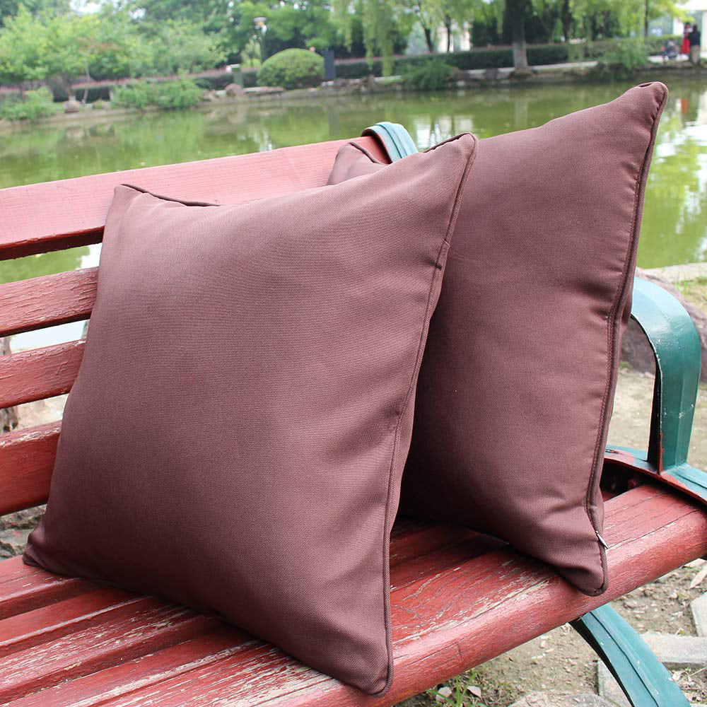Waterproof Decorative Throw Pillow Covers Outdoor Pillowcases Cushion Cases for Tent Park Couch
