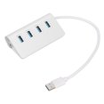 thumbnail image 1 of USB Port Expander, Aluminium Alloy 4 Port USB 3.0 Hub 5Gbps Slim Design  For IOS Laptop Air For IOS Laptop Pro For, 1 of 8