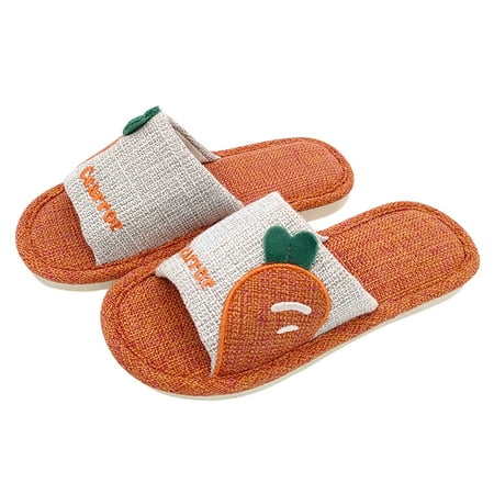 

Alueeu Women s slipper Men And Women Slippers Home Slippers Indoor Slip Slippers Creative Radish Soft Bottom Cotton Slippers