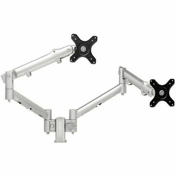 Atdec Dynamic Dual Monitor Desk Mount Arm Silver AWMS2D13FS