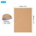 thumbnail image 2 of Unique Bargains 8 Pcs 8.3 x 11.7 Inch 1mm Thick Rectangle Adhesive Cork Sheets, 2 of 6