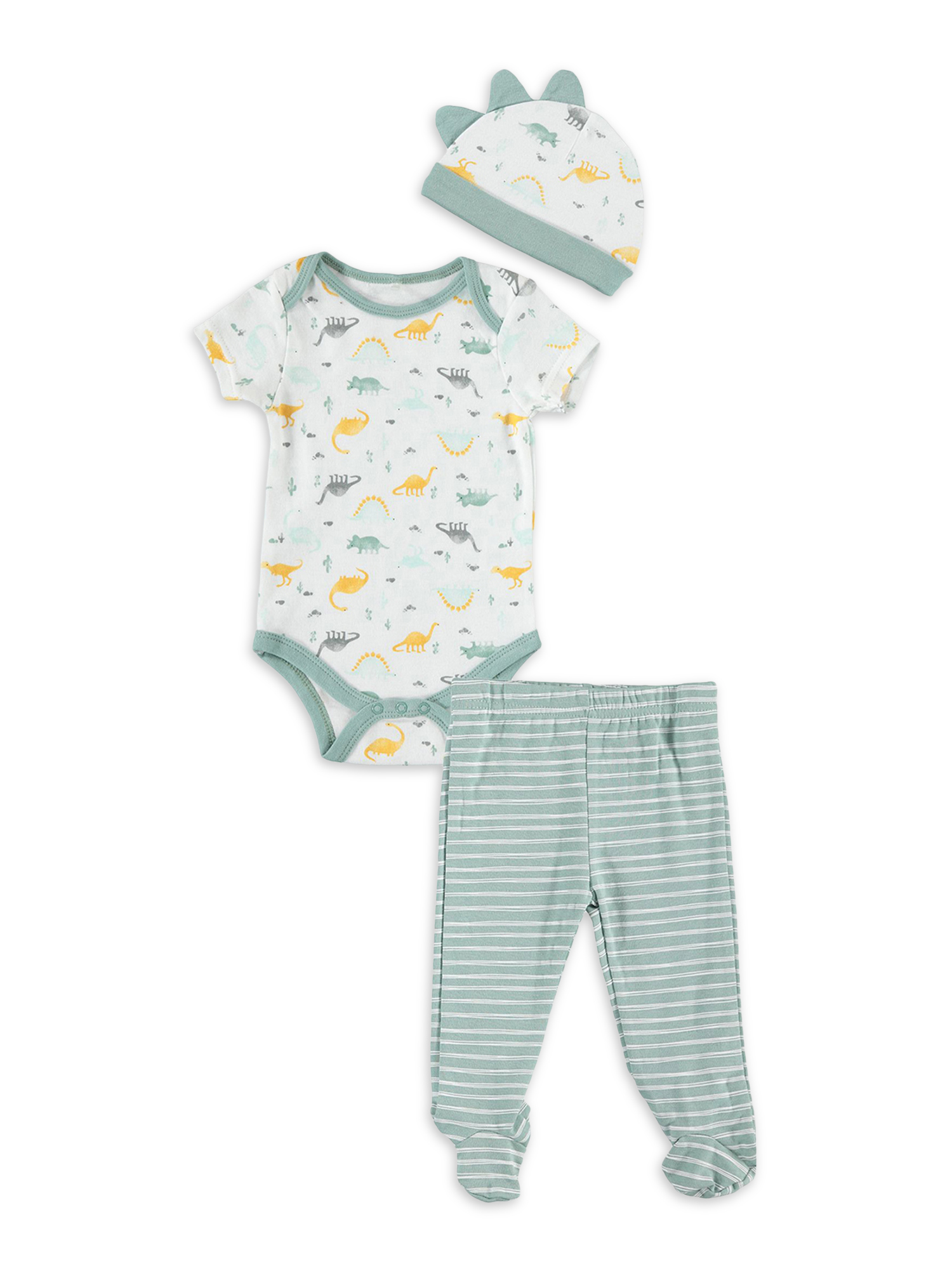 KYLE AND DEENA CUTIE PIE BABY INFANT BOY3PC FOOTED PANT SET, SIZE