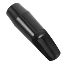 Alto Saxophone Mouthpiece Black Plastic for Home Use Enhances Sound Quality 1 Piece