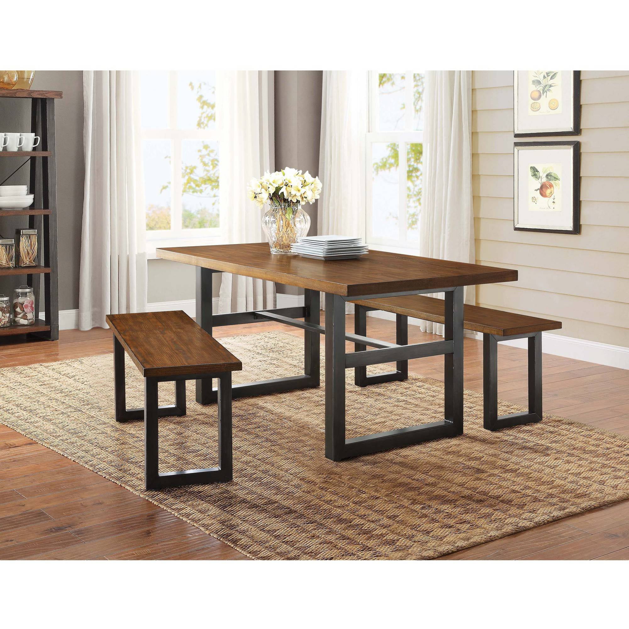 Better Homes And Gardens Mercer 3 Piece Dining Set Walmartcom