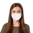 thumbnail image 5 of DALIX Embroidered Peach Cloth Face Mask Reuseable Washable in White Made in USA - S-M Size, 5 of 5
