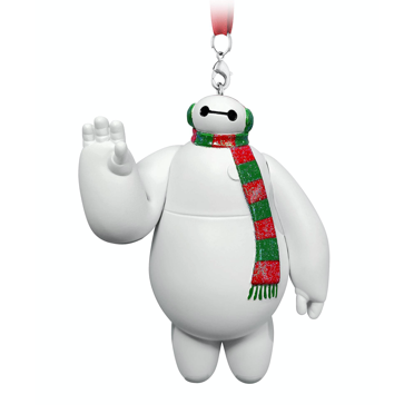 Disney Parks Big Hero Baymax with Scarf Christmas Ornament New with Tag