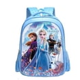 thumbnail image 2 of Mochila escolar de dibujos animados de Disney para niñas, Frozen, elsa, Anna, escuela primaria, guardería, Linda mochila Fivean unisex, 2 of 2