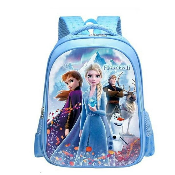 Mochila escolar de dibujos animados de Disney para ninas Frozen elsa Anna escuela primaria guarderia Linda mochila Fivean unisex