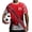 Canada Flag, variant on Ghana Flag Jersey Shirts for Men Short Sleeve Top Athletic Shirts Quick-Dry Training Uniforms for Men & Older Teens