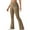 A01-Khaki, variant on ZVAVZ Plus Size Womens Flare Yoga Pants,Women's High Waist Workout Out Leggings Fitness Sports Running Pants Athletic Stretch Long Pants Deals of Today Prime Gray L