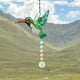 thumbnail image 4 of Colibrí De Cristal Decoración De La Ventana Colibrí Vidrieras Colgaduras Ventana De Cristal Suncatcher Para La Ventana Del Hogar Balcón Patio Decoración De La Tienda,Verde Muyoka Hogar, 4 of 7