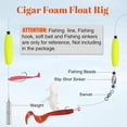 thumbnail image 5 of Peg Floats Fishing Bobbers, Catfish Floats Foam Cigar Fishing Float Bobbers Catfish Rig Slip Bobbers Fishing Cork Bobbers with Pipe Plug 3in 30pcs, 5 of 6