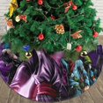thumbnail image 3 of Falda para árbol de Navidad con forma de bola de dragón, suave y divertida, decoración navideña navideña de granja de 30", 3 of 4