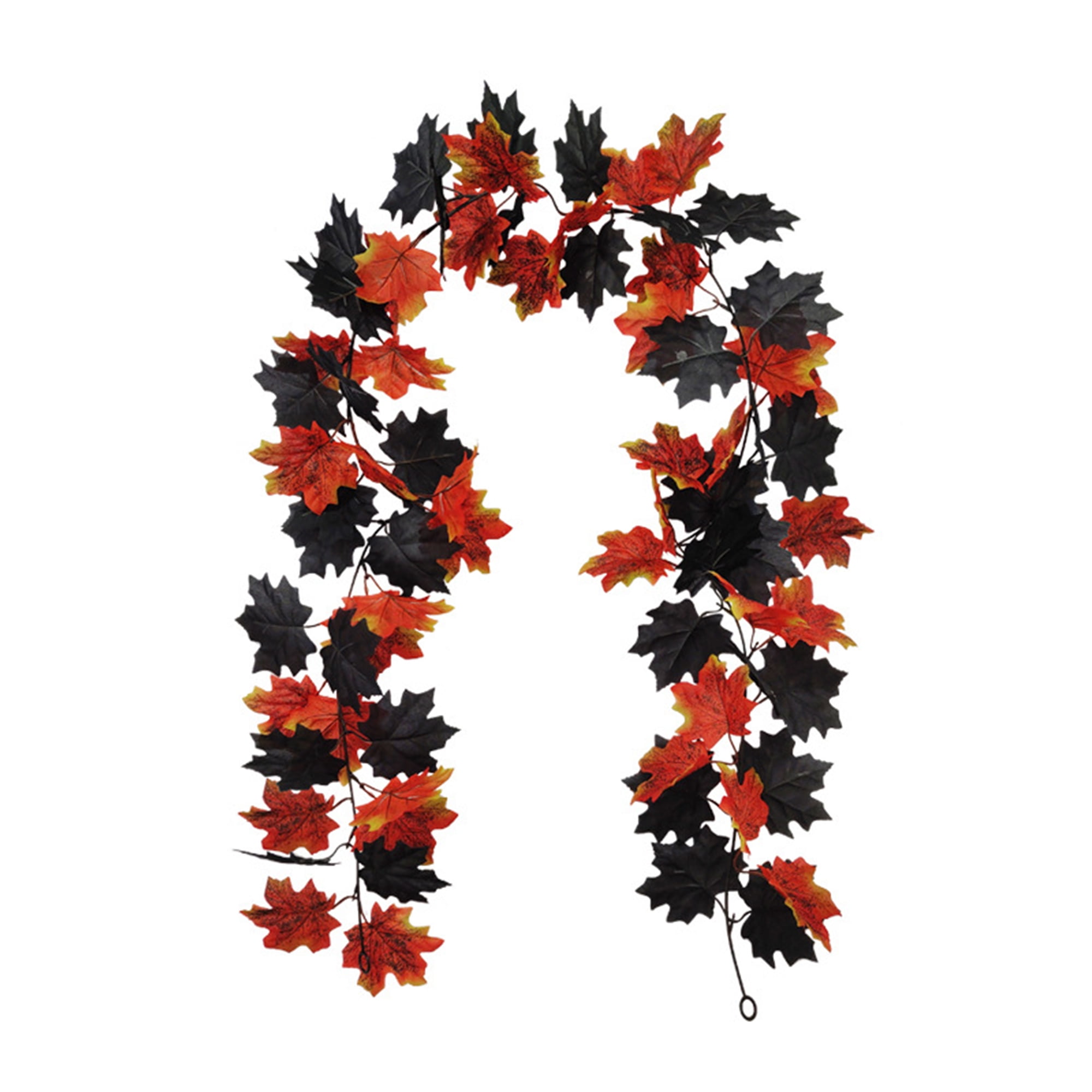 hirigin Artificial Plants WallMounted Maple Leaves Rattan Decorative