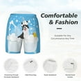 thumbnail image 5 of Gaeub Collie in Bathtub Mens Swim Trunks Stretch Beach Shorts Quick Dry for Men Swim Shorts Swimwear with Pockets- X-Large, 5 of 9