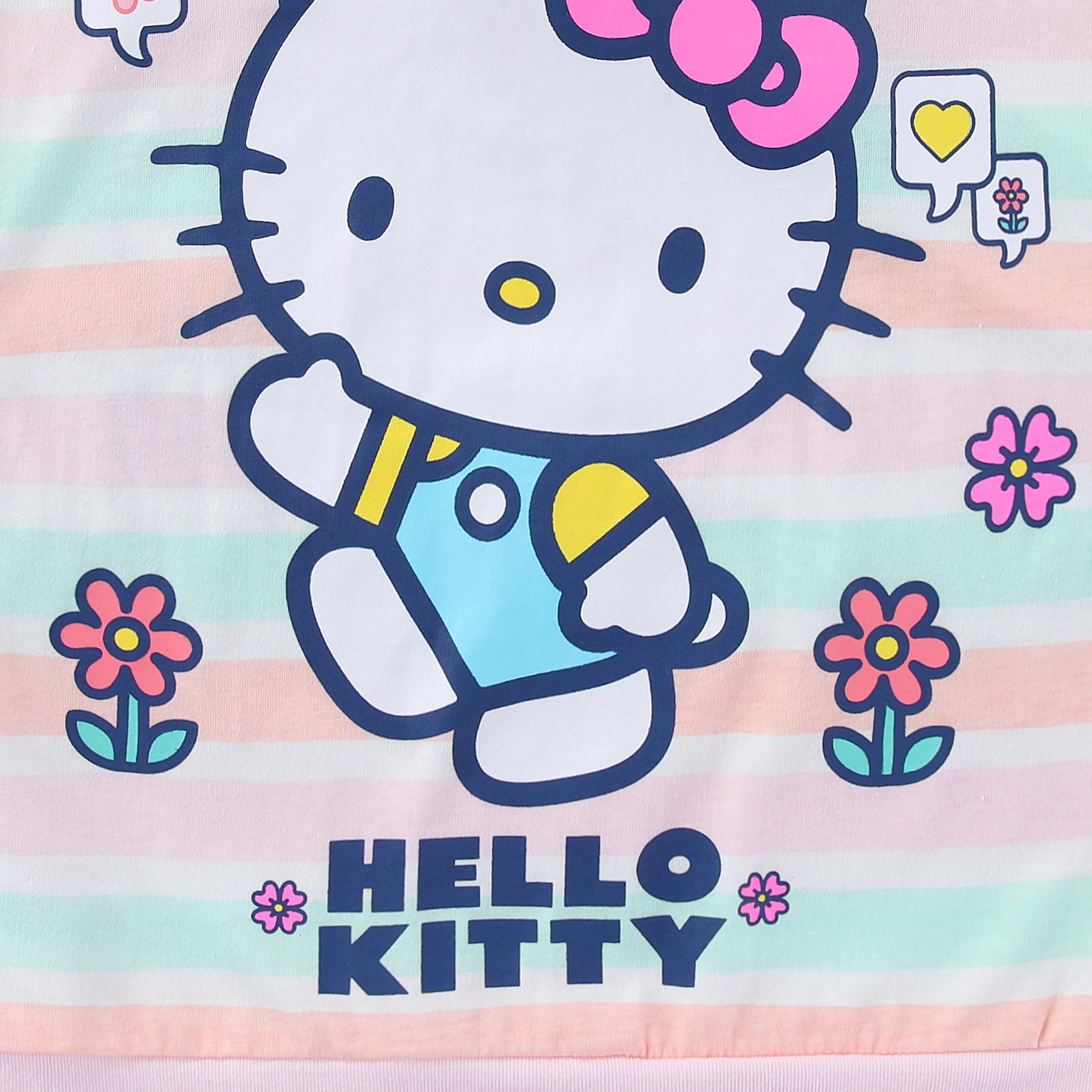 Hello Kitty Sanrio Short Sleeve Polo Shirt and Skirt Set (Girls), 2 Piece Set, Sizes 4-10