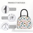 thumbnail image 4 of Rocae Cartoon Animals for Leakproof Lunch Box for Adults, Wide Opening Lunch Tote Bag, Reusable Lunch Cooler Bag, 4 of 6