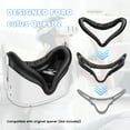 thumbnail image 3 of Interfaz Facial y Almohadilla Facial a Prueba de Sudor para Oculus Quest 2, Cojín de Espuma de PU, Compatible con Meta Quest 2, Reemplazo para el Espaciador Original Oculus Quest 2, Accesorio Lavable VR, 3 of 6