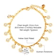 thumbnail image 5 of [Clearance]Ankle Bracelets for Women Style Charm Bracelet Adjustable Chain Anklet Foot Jewelry, 5 of 6