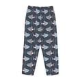 thumbnail image 5 of Daiia Shark Wearing Swim Ring Women's Sleep Pant with Pockets and Drawstring,Pajama Pants-Small, 5 of 9