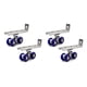 thumbnail image 2 of Speravity 2 unids/set rodillo de puerta corredera 4/8 ruedas Hardware rueda de pista polea suministros para el hogar accesorios de Metal para el 71x34x20mm 2piezas Speravity  CBP000546, 2 of 5