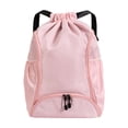 thumbnail image 1 of Mochila de baloncesto, bolsa deportiva, regalo para niños, transpirable, espaciosa, para entrenamiento deportivo. Rosa, 1 of 8