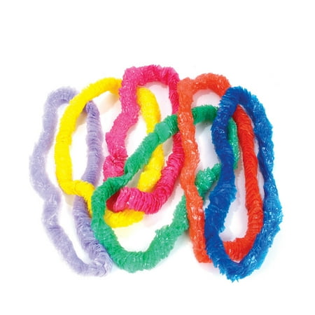 Plastic Luau Leis - Assorted
