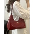 thumbnail image 4 of LAVA Women's Hobo Shoulder Bags Top Handle Handbag Zipper Purses Crescent Underarm Bag (Red), 4 of 9